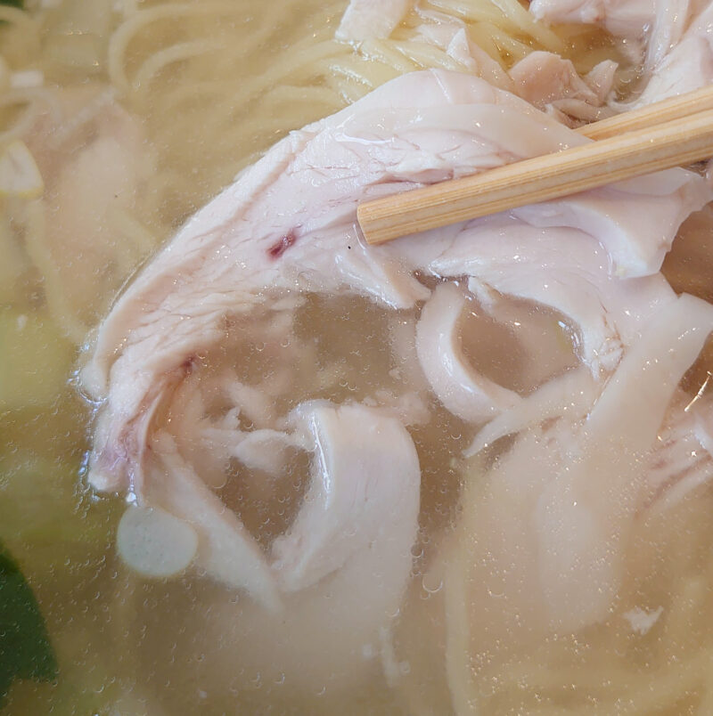 中国料理 文文 鶏絲湯麺(とりそば)