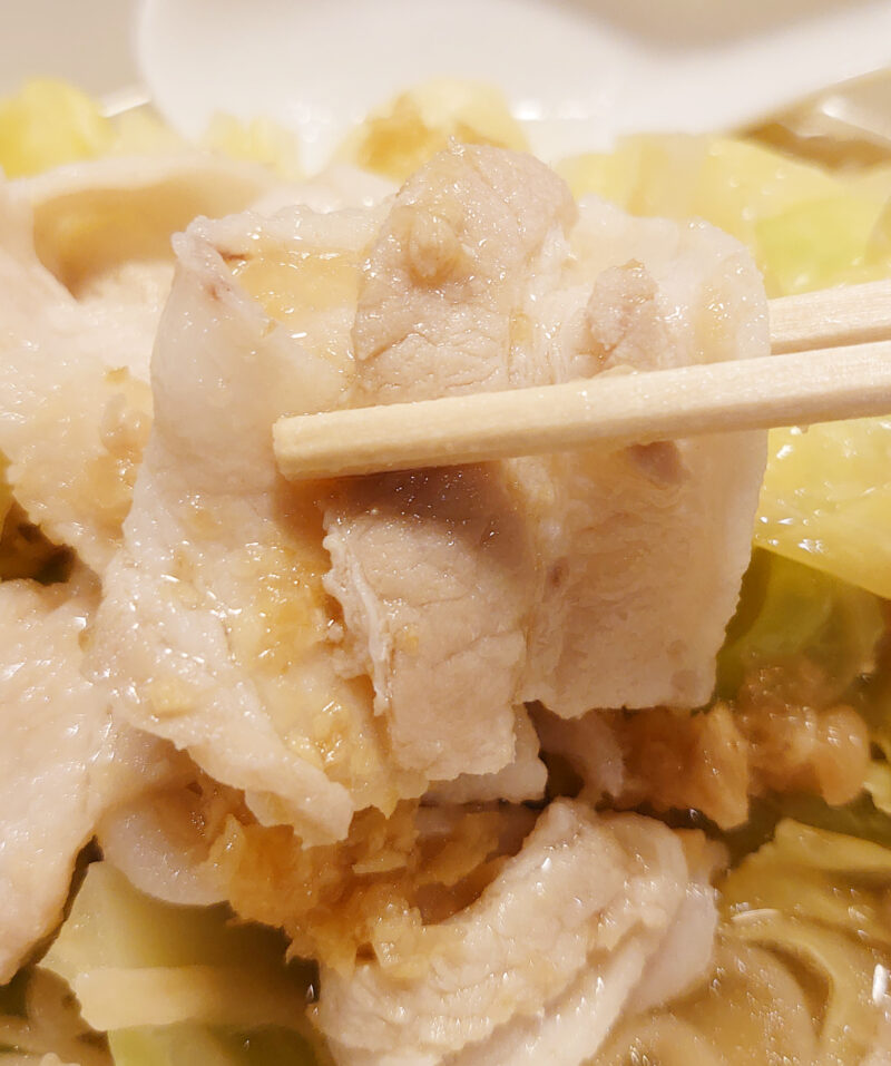 川口 仁 豚バラキャベツ麺