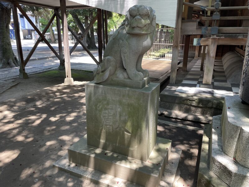 川口神社 狛犬