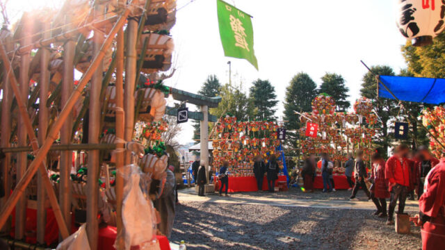 鳩ヶ谷氷川神社 おかめ市