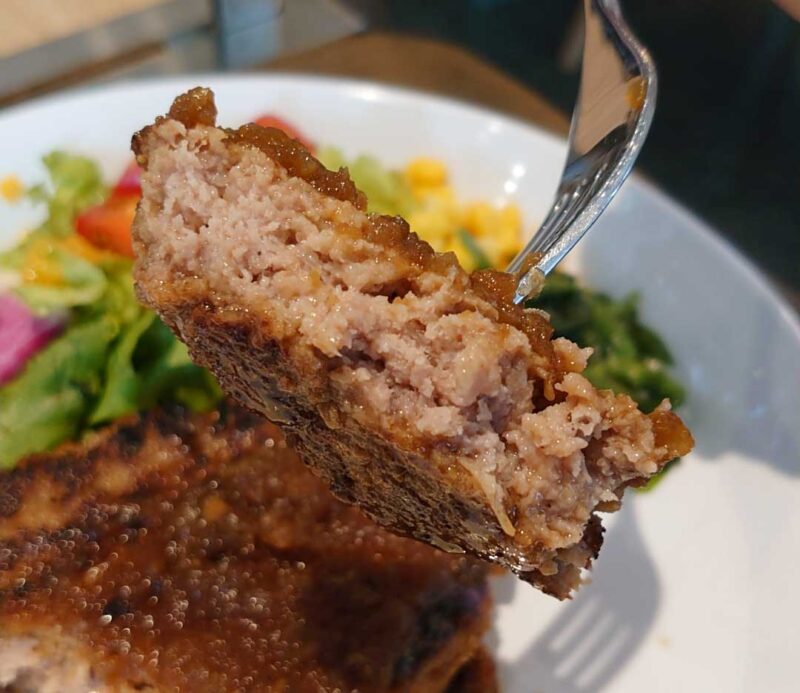 川口ハイウェイオアシス  牛肉のハンバーグステーキ シャリアピンソース