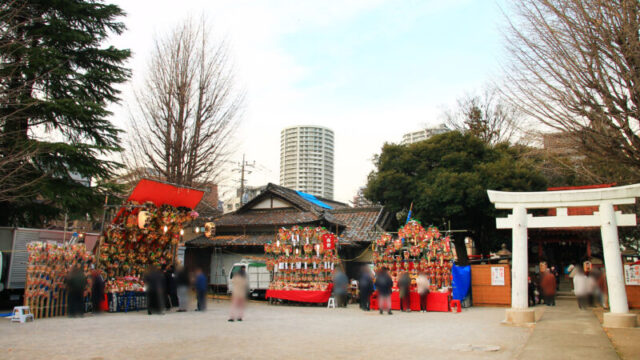 飯塚氷川神社 おかめ市