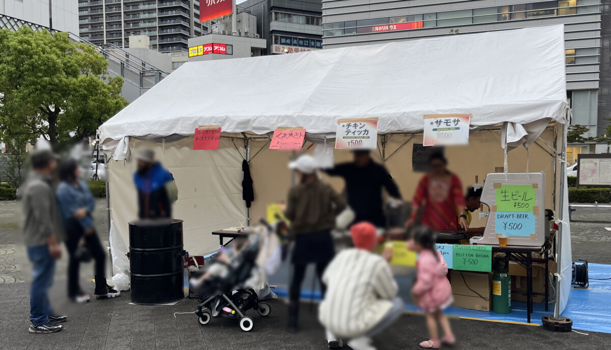 川口駅 キュポ・ラ広場 ドゥルガー祭り