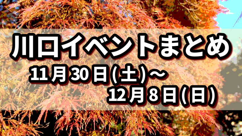 川口イベントまとめ1130