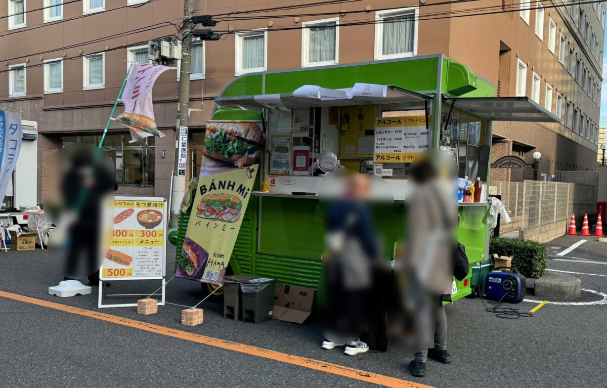 川口花火大会キッチンカー