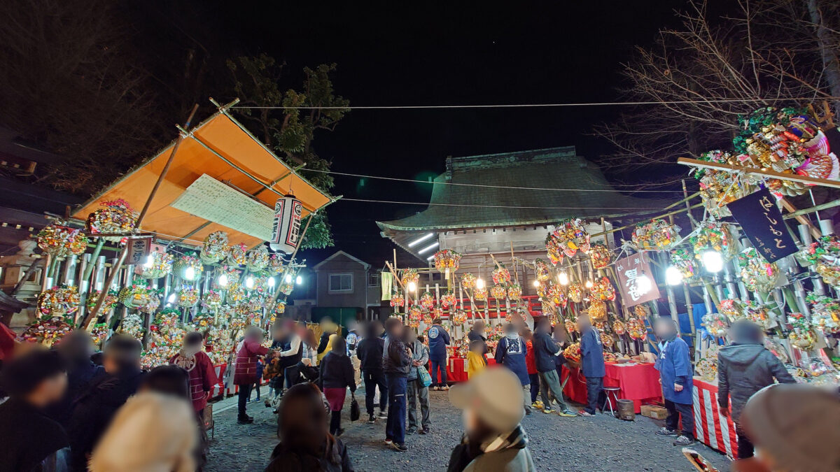 鳩ヶ谷氷川神社 おかめ市