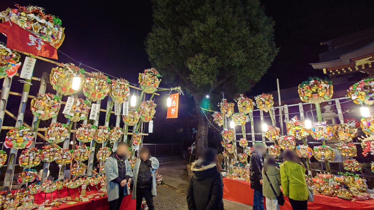 鳩ヶ谷氷川神社 おかめ市