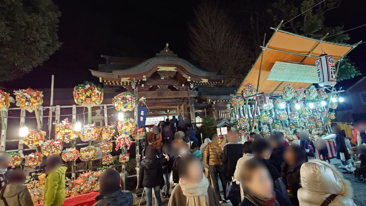 鳩ヶ谷氷川神社 おかめ市