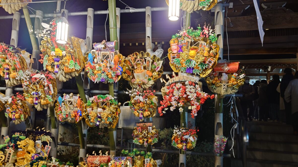 鳩ヶ谷氷川神社 おかめ市