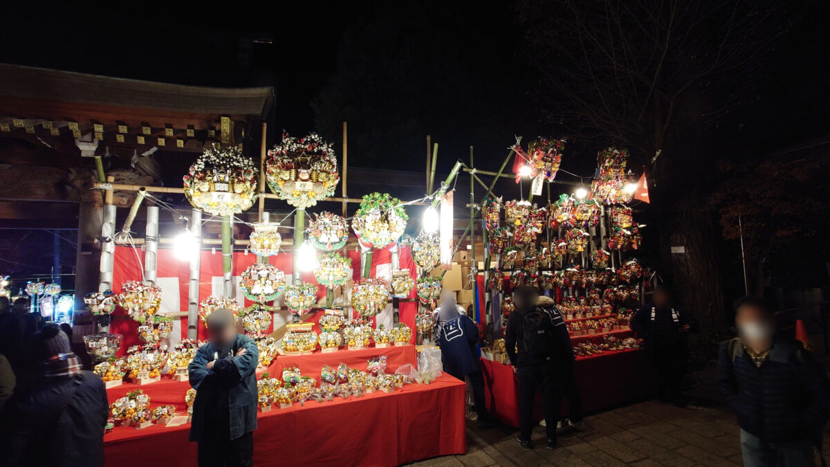 鳩ヶ谷氷川神社 おかめ市