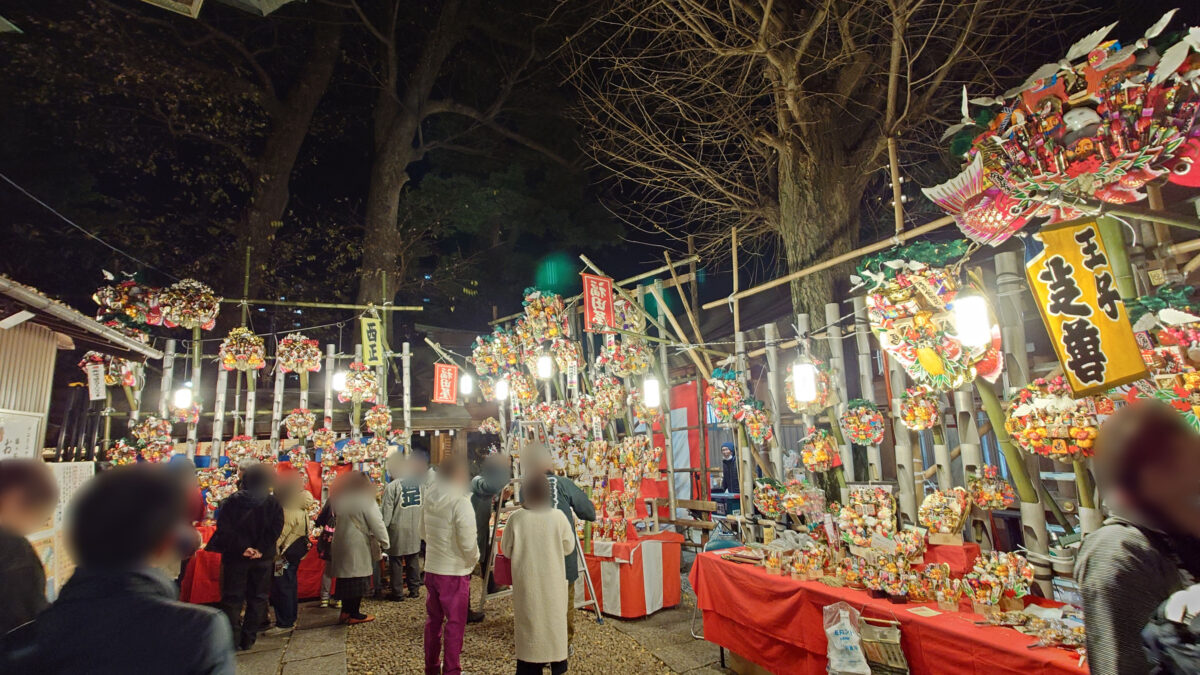 鳩ヶ谷氷川神社 おかめ市