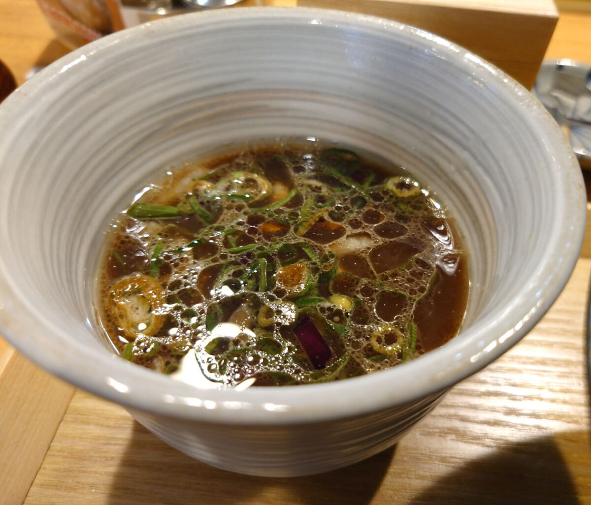 おダシと銀しゃり 中華そば 花道 熟成醤油 鰹昆布水つけそば