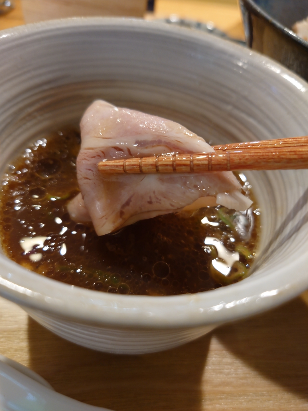 おダシと銀しゃり 中華そば 花道 熟成醤油 鰹昆布水つけそば