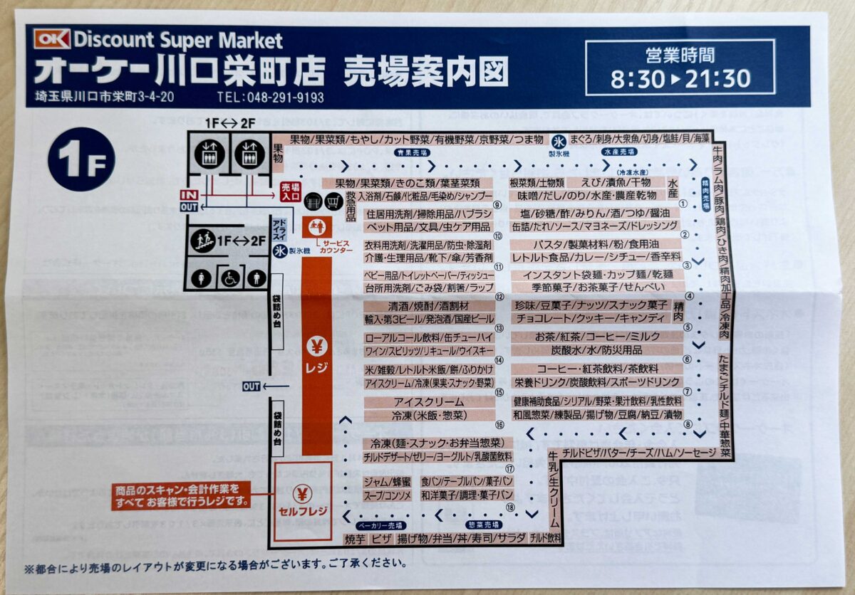 オーケー川口栄町店