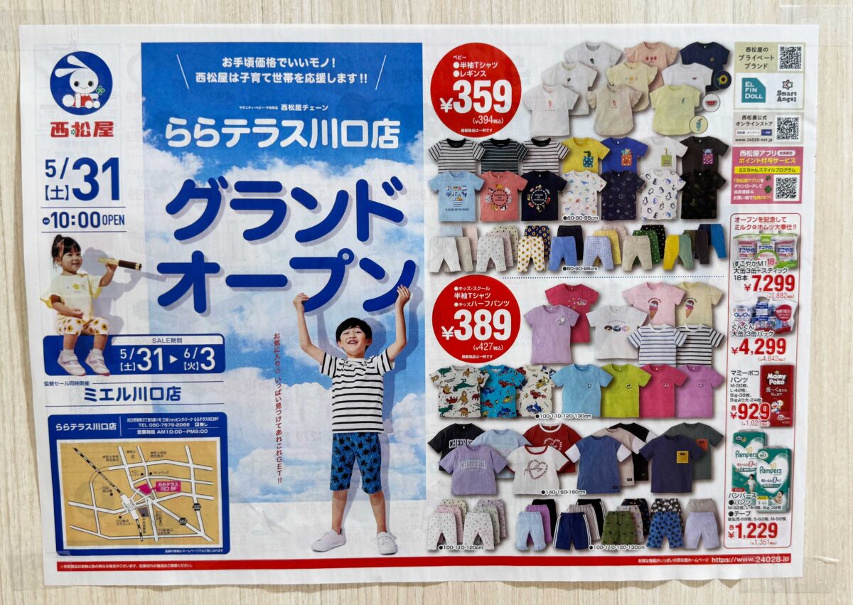 三井ショッピングパークららテラス川口8階