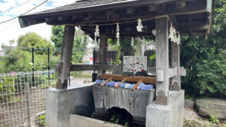 鳩ヶ谷氷川神社　花手水　川口