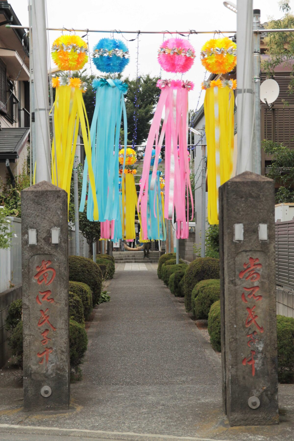 元郷氷川神社　神燈祭・七夕まつり