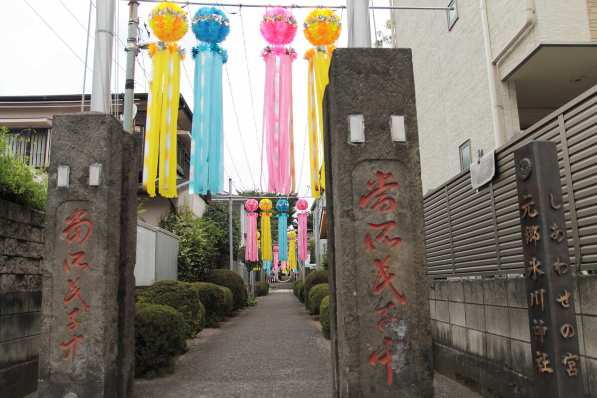 元郷氷川神社　神燈祭・七夕まつり
