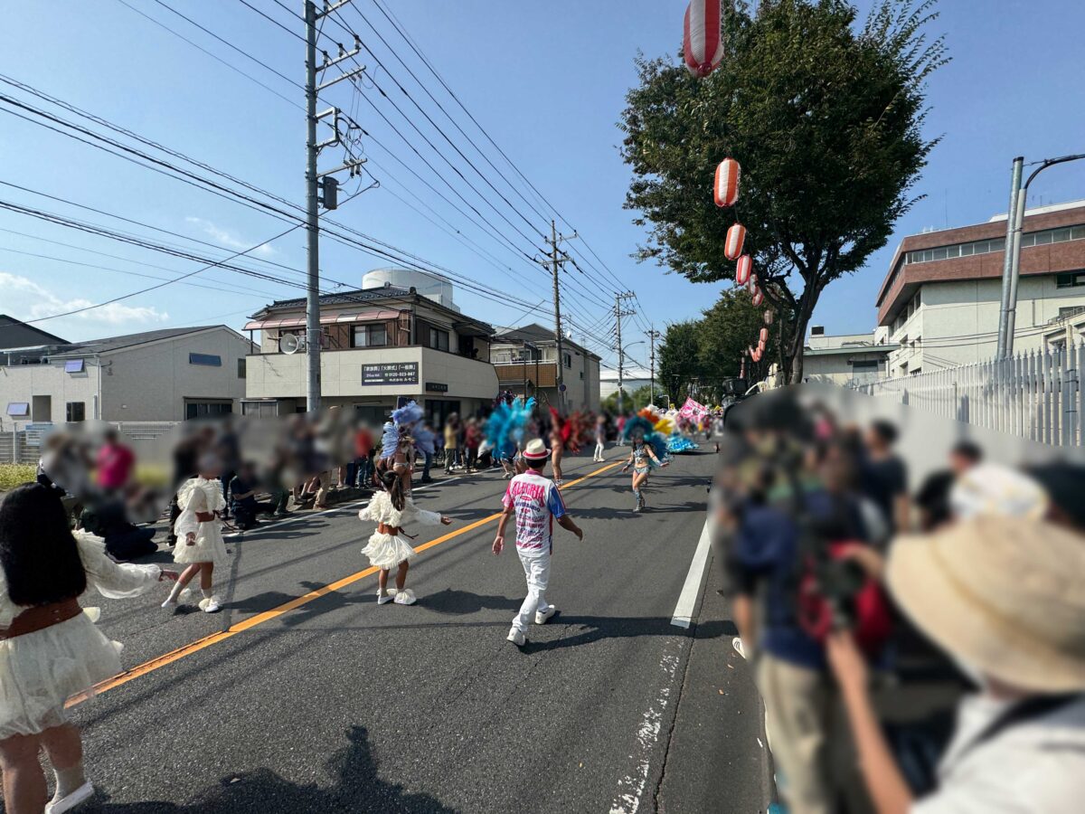 たたら祭りサンバパレード