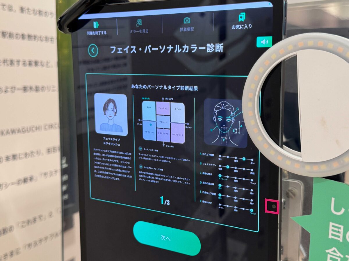 ららテラス川口パーソナルカラー診断
