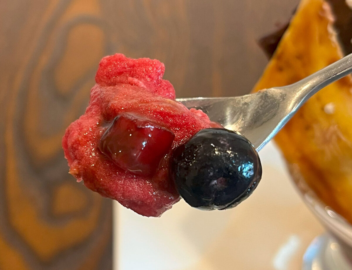鳩ケ谷 Ponponカフェ チョコレートパフェ
