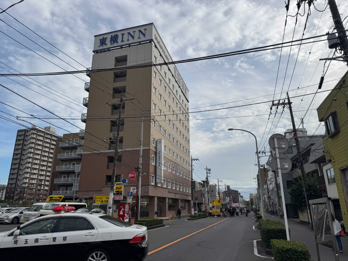 川口花火大会キッチンカーの様子