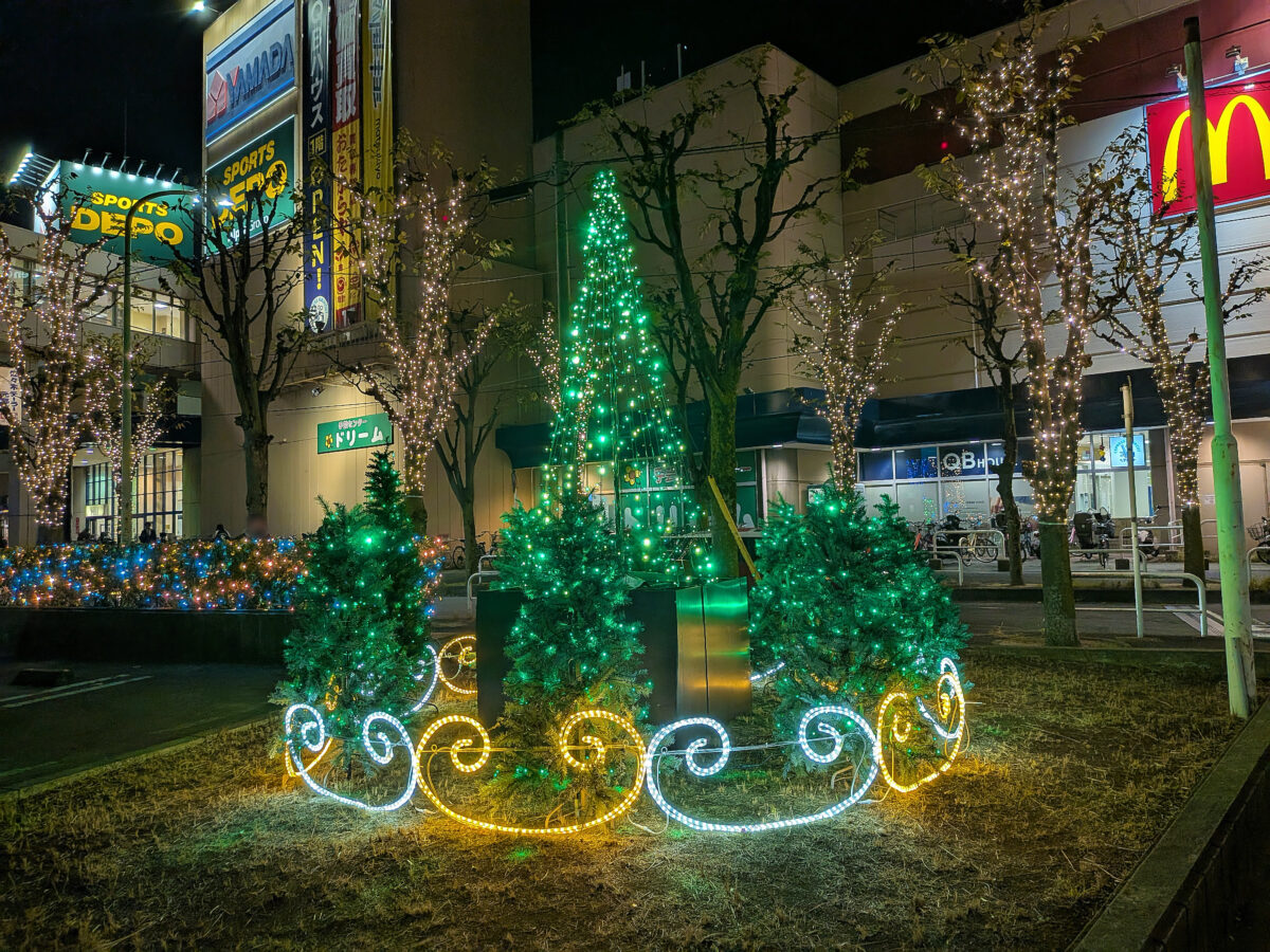 ミエルかわぐち イルミネーション