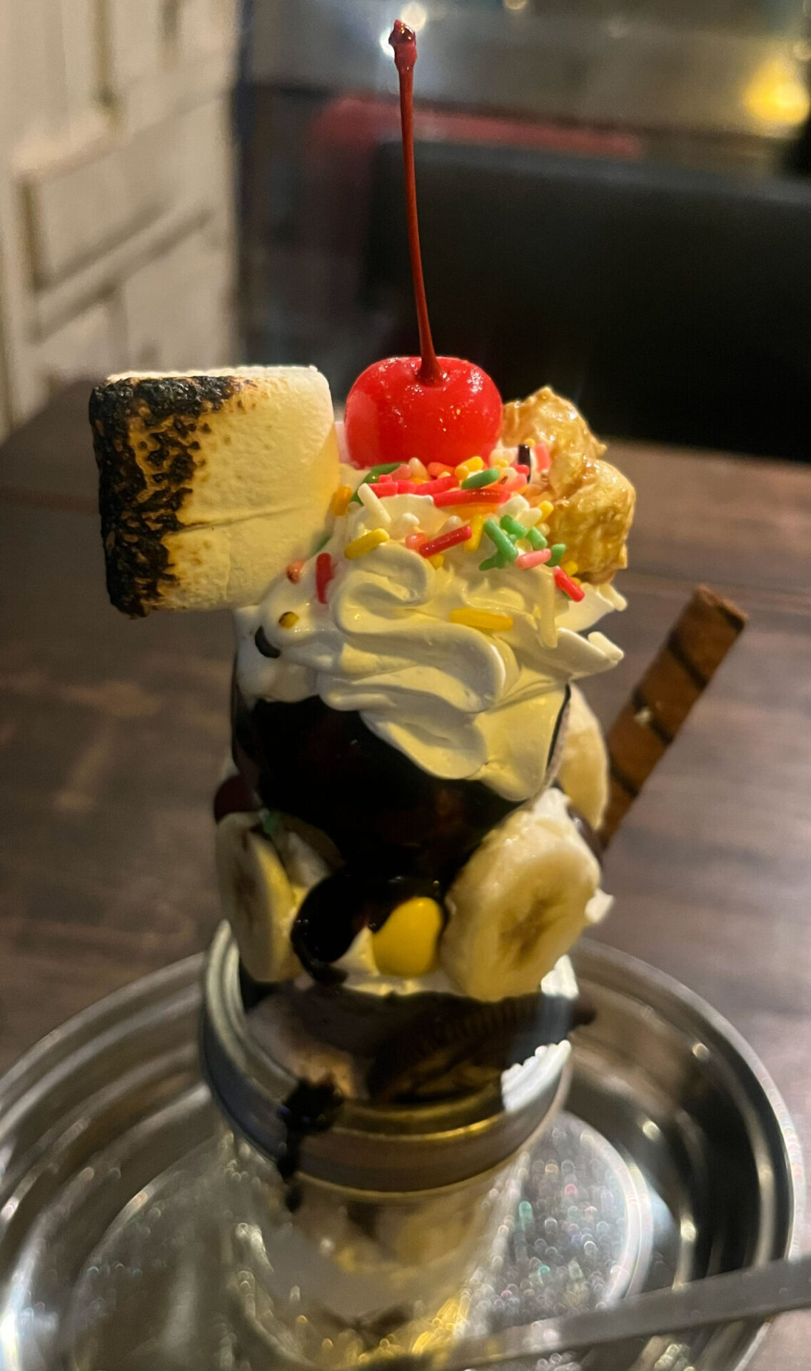 芝 CAFE ENZO チョコバナナジャーサンデー