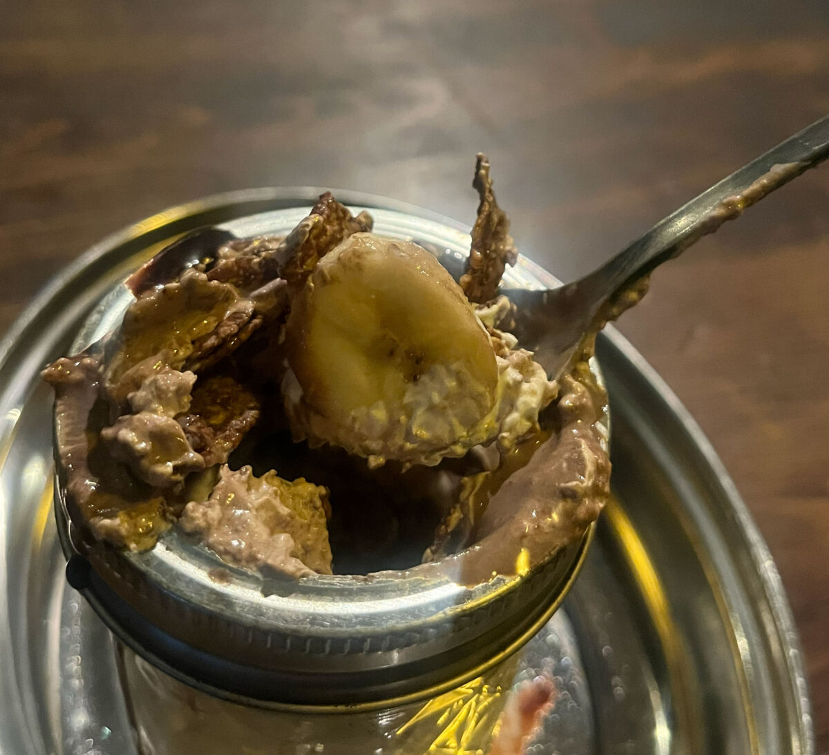 芝 CAFE ENZO チョコバナナジャーサンデー