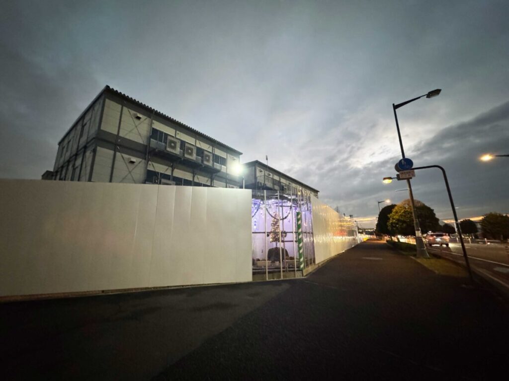 NHKスタジオ川口　建設現場