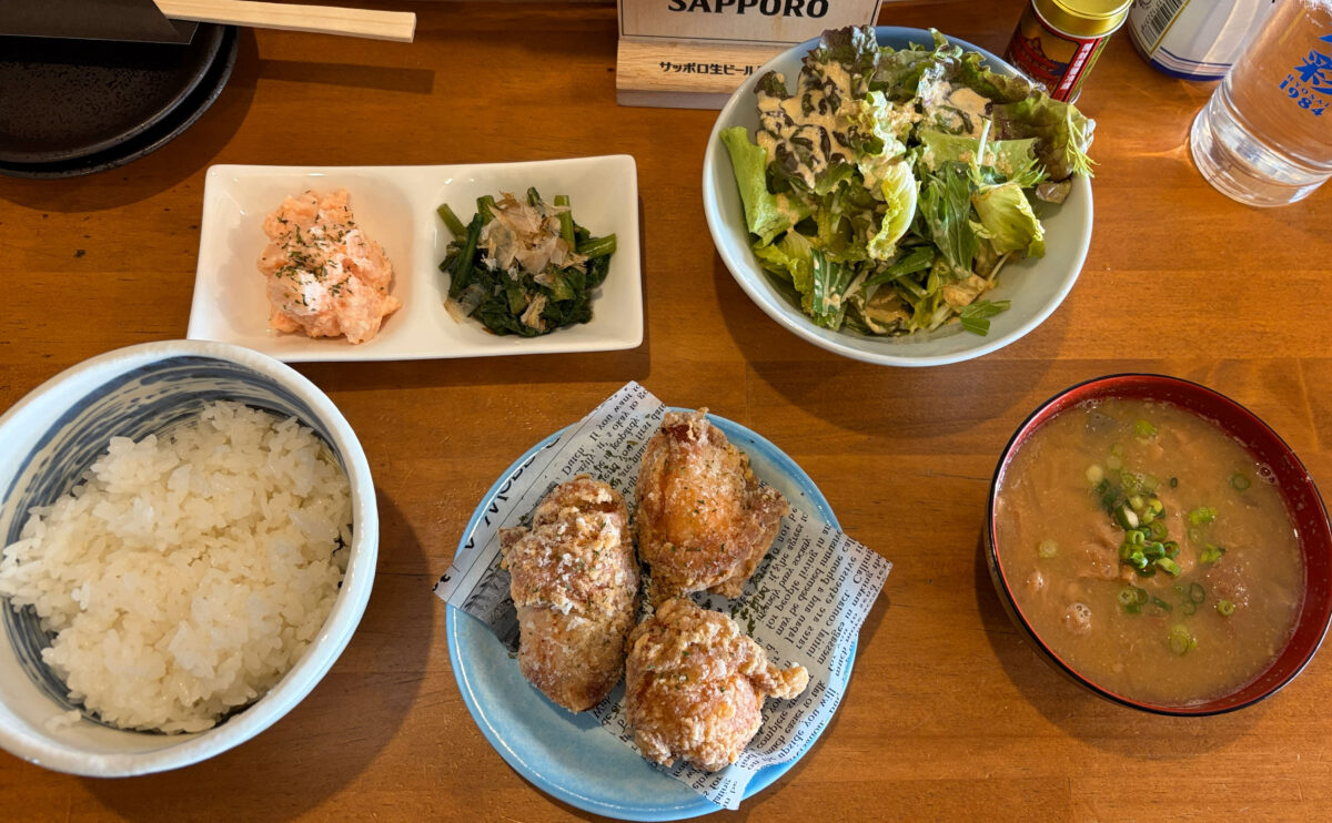 蕨 タニスケ からあげ定食