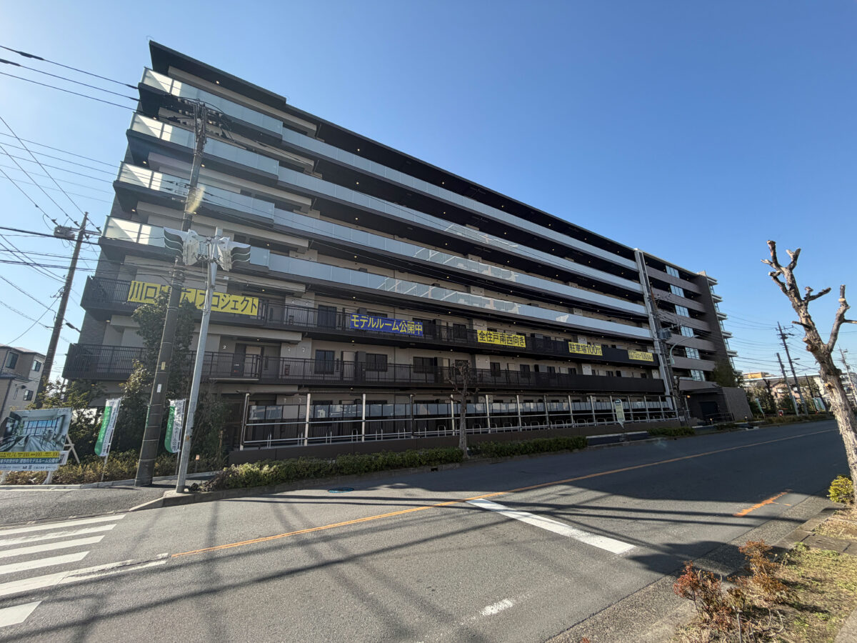 朝日 新築分譲マンション 完成