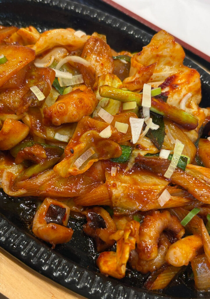 南浦和 へばらぎ タコ炒め定食