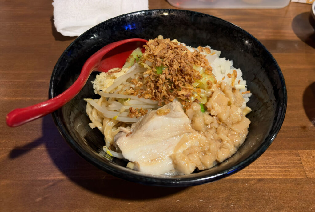 まぜそば あでる 西川口 特製まぜそば