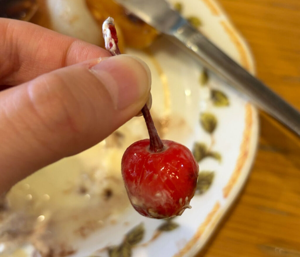 前川 アブロード フルーツアイスホットケーキ